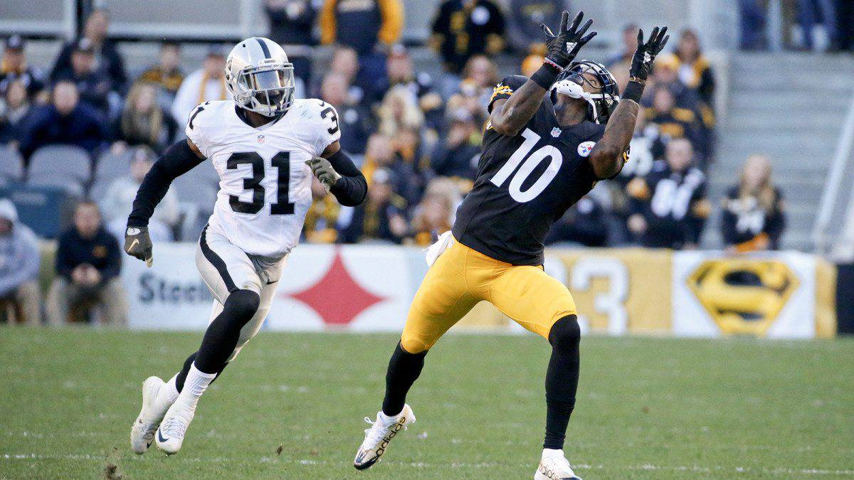 Partido entre Steelers y Raiders