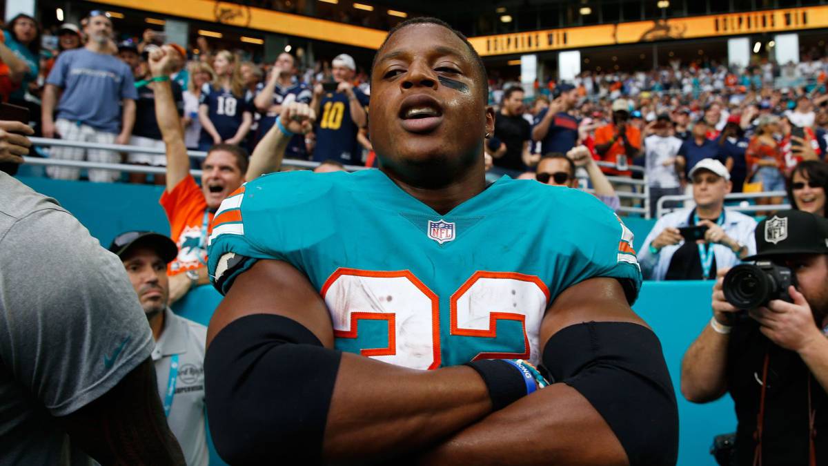 Kenyan Drake después de derrota a Patriots