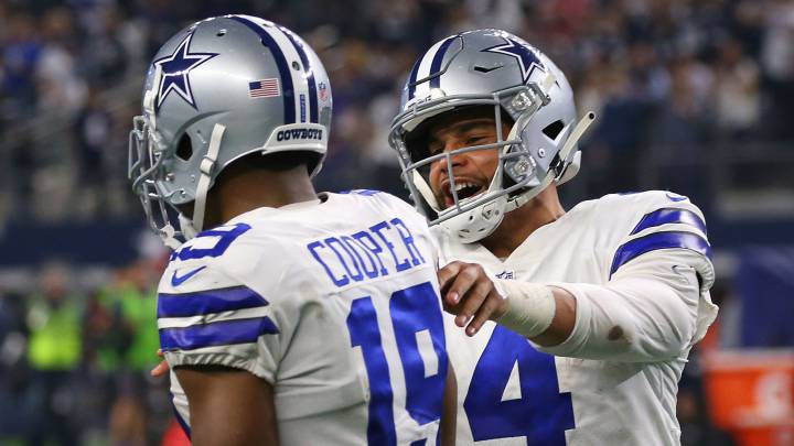 Amari Cooper y Dak Prescott