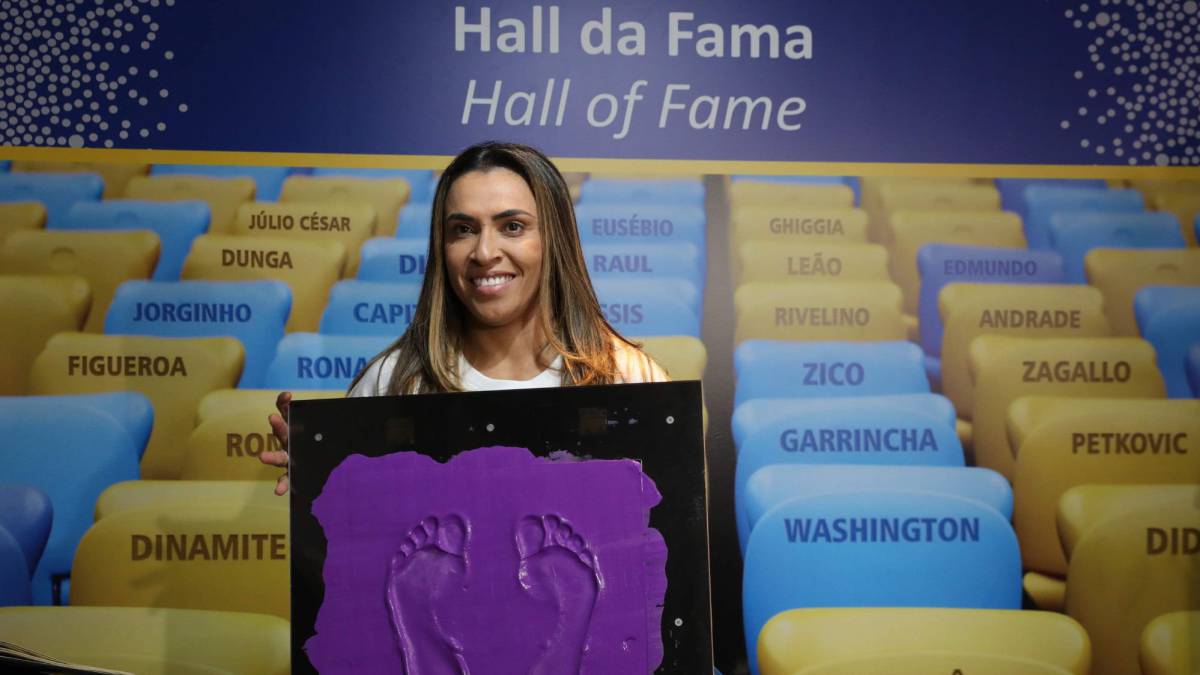 Marta vuelve al Maracaná para rehacer las marcas de sus pies