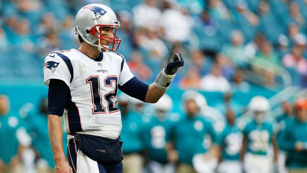 Tom Brady en partido de New England