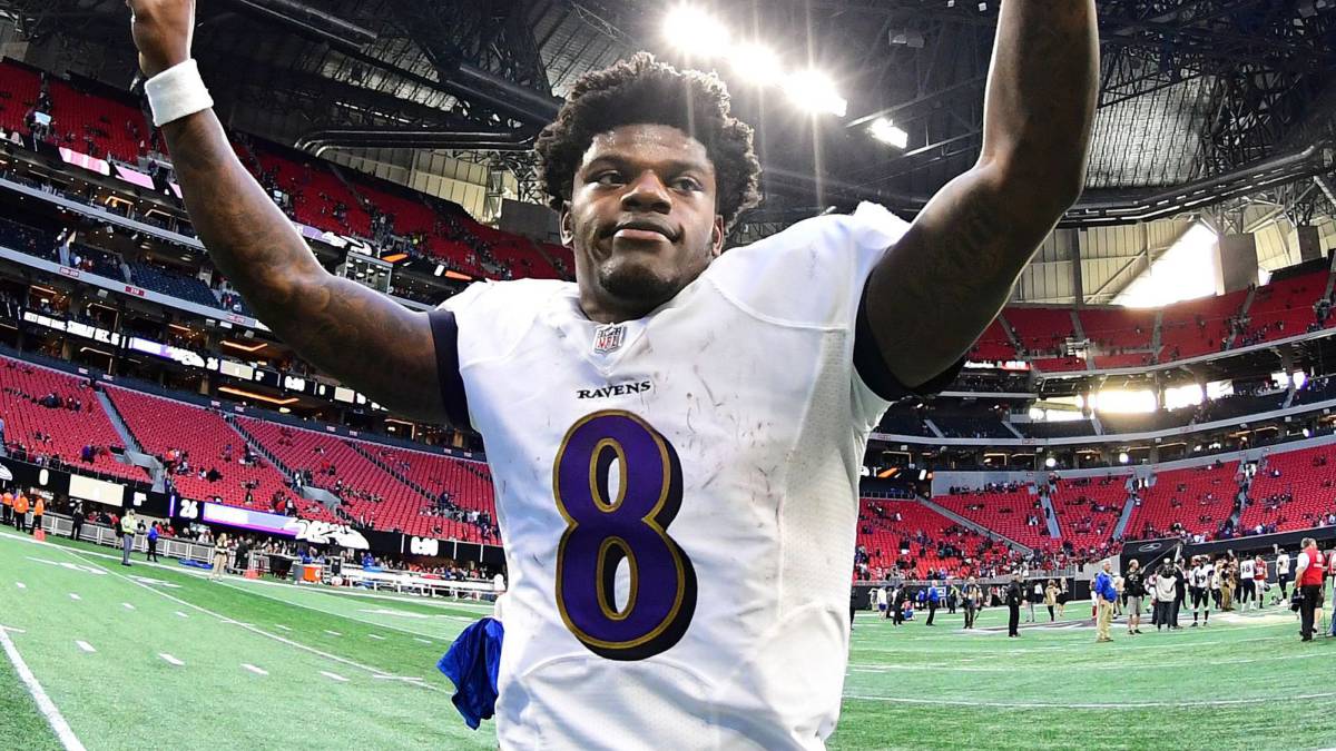 Lamar Jackson en Falcons