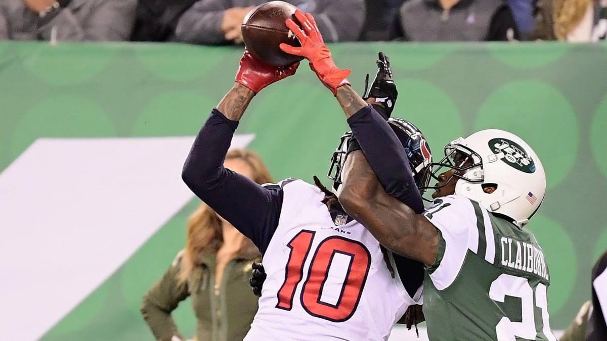 DeAndre Hopkins hace recepción de touchdown