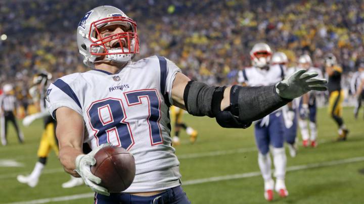 Rob Gronkowski contra Steelers
