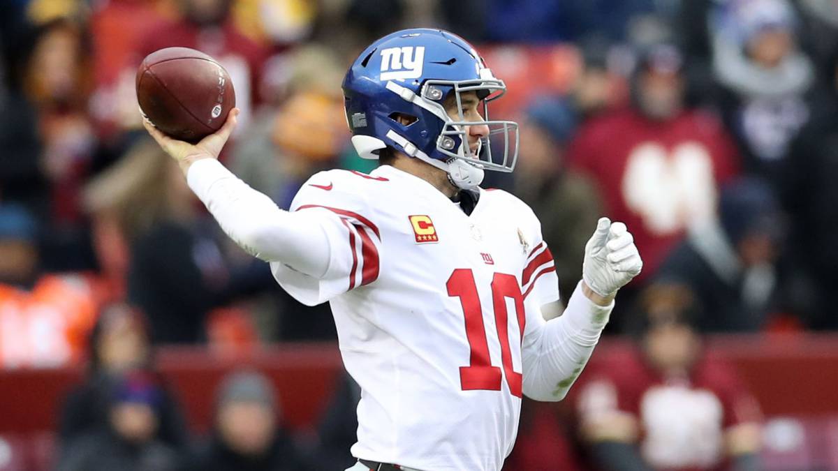Eli Manning en partido de Giants