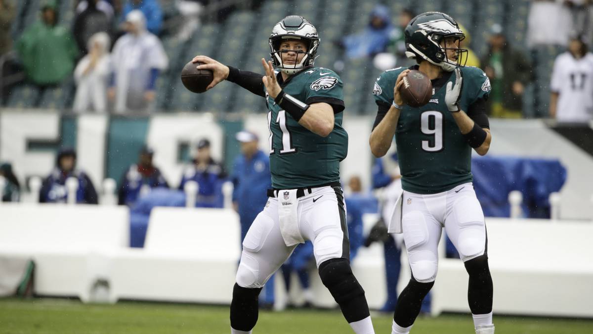Carson Wentz y Nick Foles