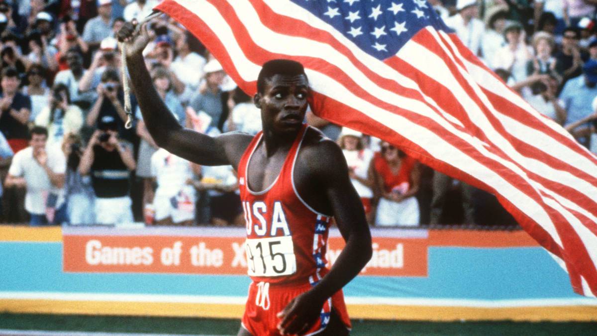 Carl Lewis en Juegos Olímpicos de 1984
