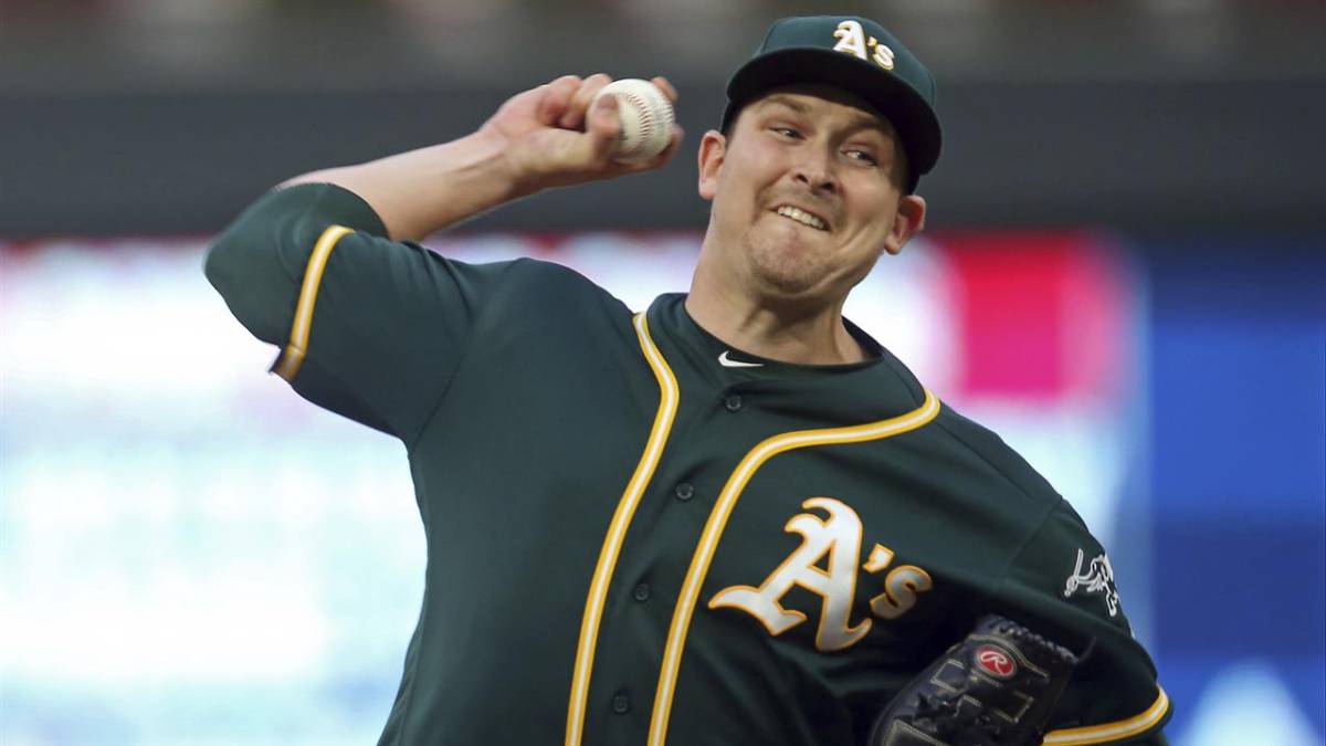 Trevor Cahill con Oakland