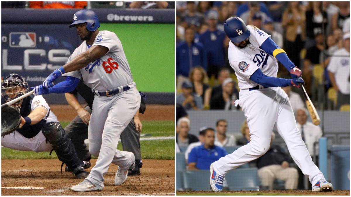 Yasiel Puig y Matt Kemp