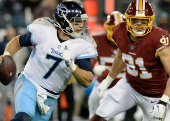 Titans se aferran a postemporada al vencer a Redskins