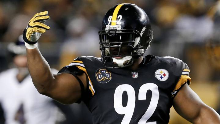 James Harrison con los Steelers
