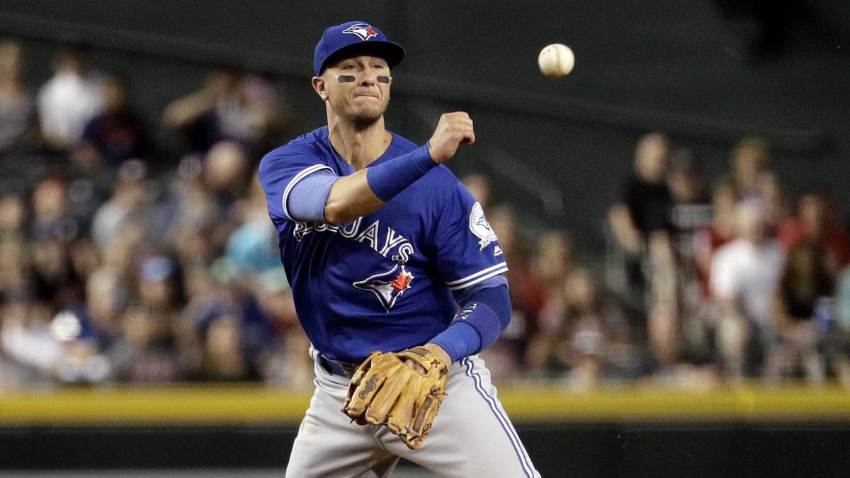 Troy Tulowitzki en partido de Blue Jays