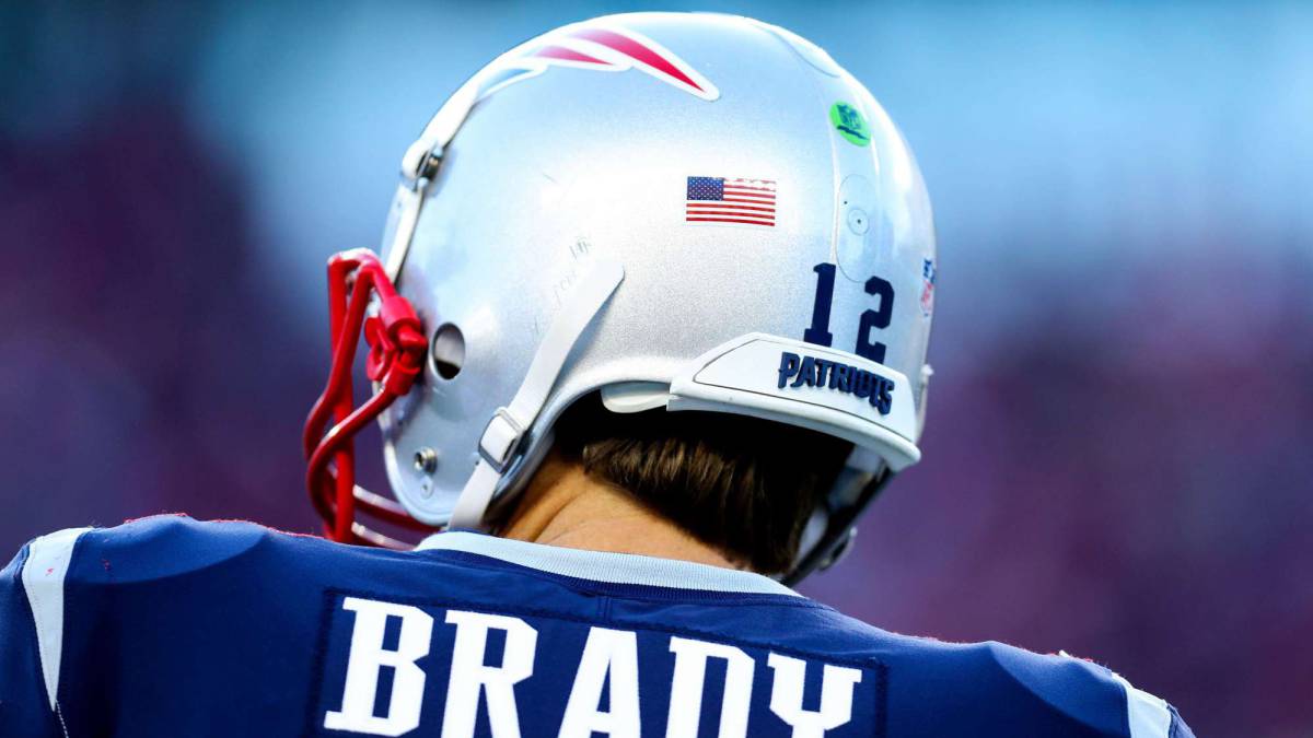 Tom Brady de espaldas