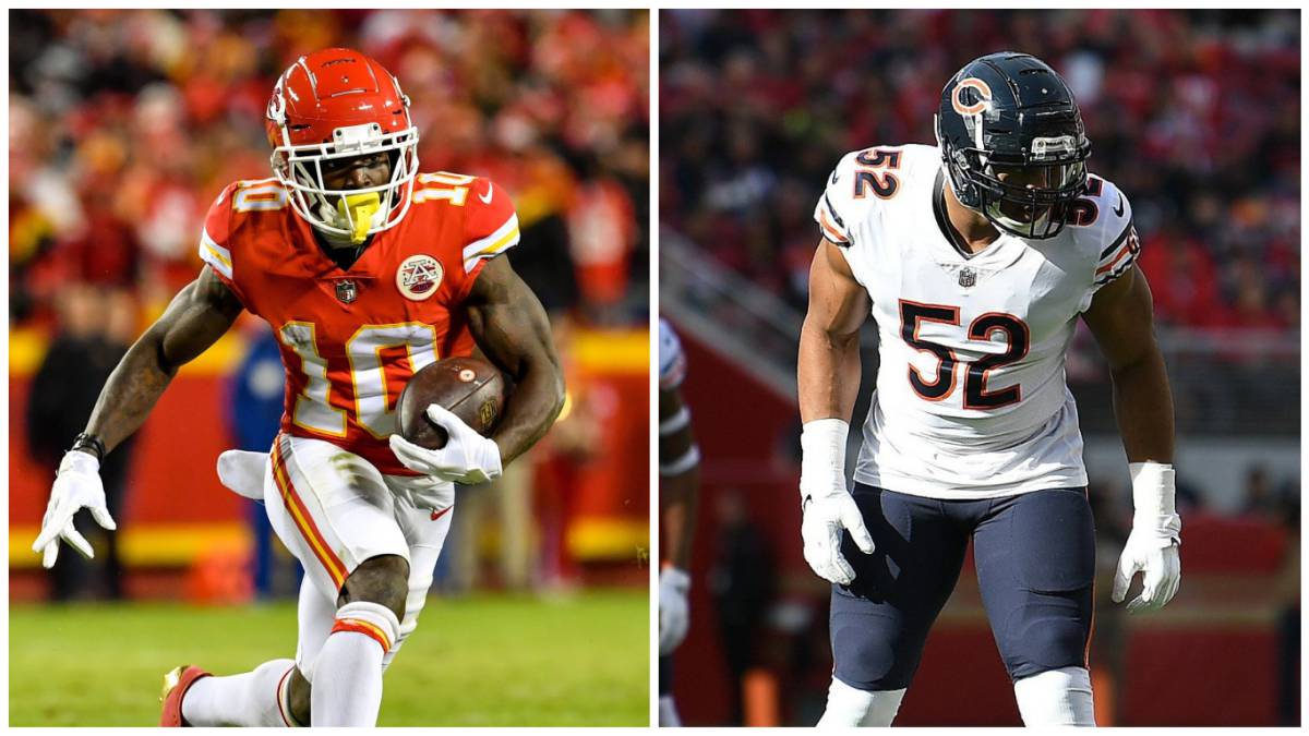 Tyreek Hill y Khalil Mack