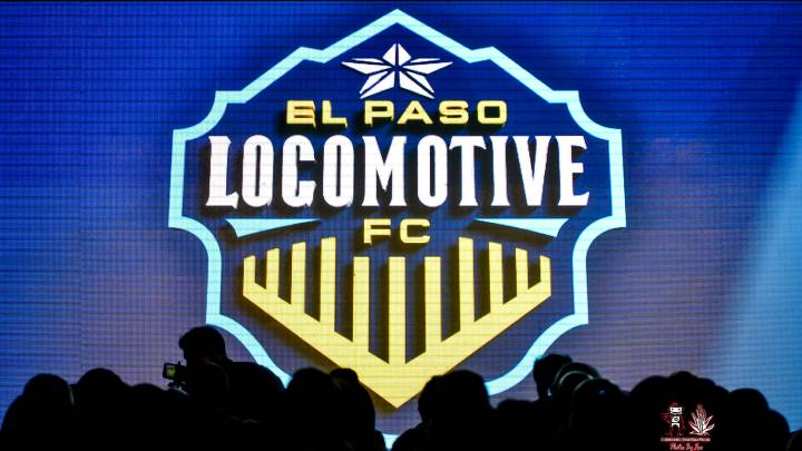 El Paso Locomotive FC presenta nombre y escudo en el Epic Railyard Event Center en el Paso Texas