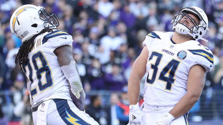 Melvin Gordon y Derek Watt