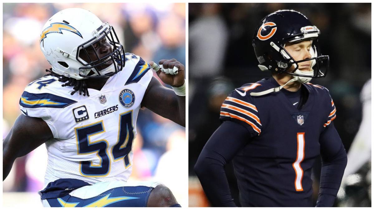 Melvin Ingram y Cody Parkey