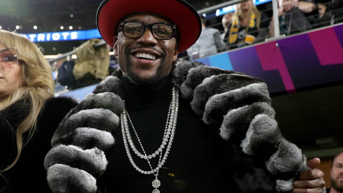 Floyd Money Mayweather presumiendo su estilo