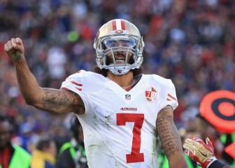 Jugadores de la NFL muestran apoyo a Colin Kaepernick