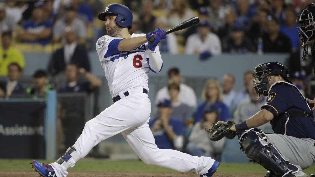 Brian Dozier en partido de Dodgers
