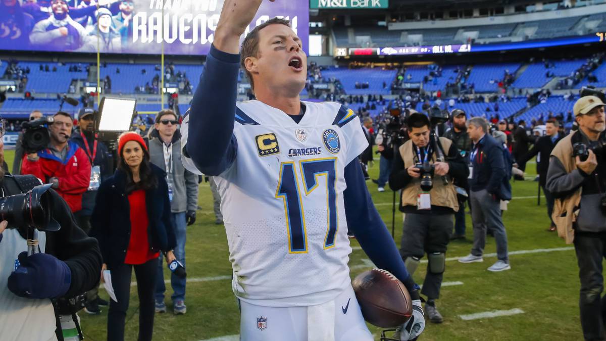 Philip Rivers en el M&T Bank Stadium