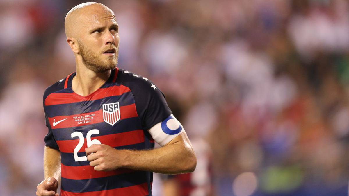 Michael Bradly con la selección de Estados Unidos