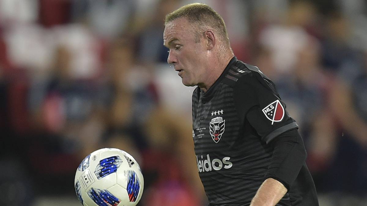 Wayne Rooney en el juego del DC United contra los Whitecaps de Vancouver