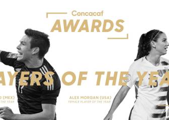 'Chucky' Lozano y Alex Morgan los mejores de Concacaf 2018