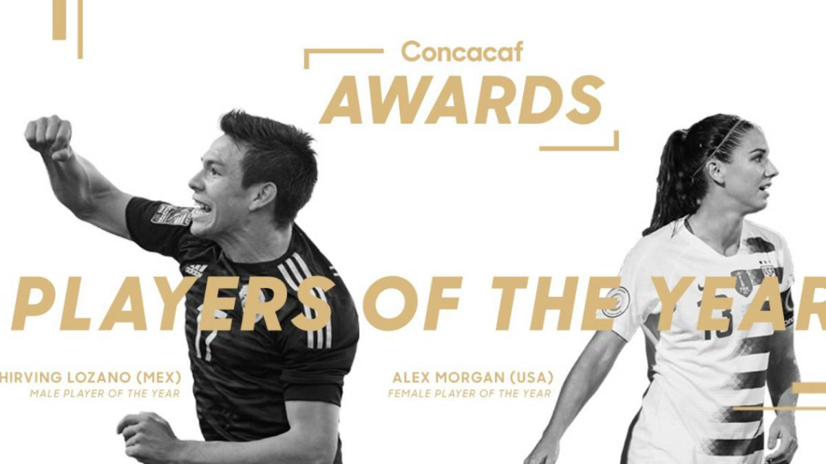 Concacaf anunció a los ganadores de los Premios Concacaf 2018, donde Alex Morgan e Hirving Lozano se llevaron el galardón a mejor jugador del año.