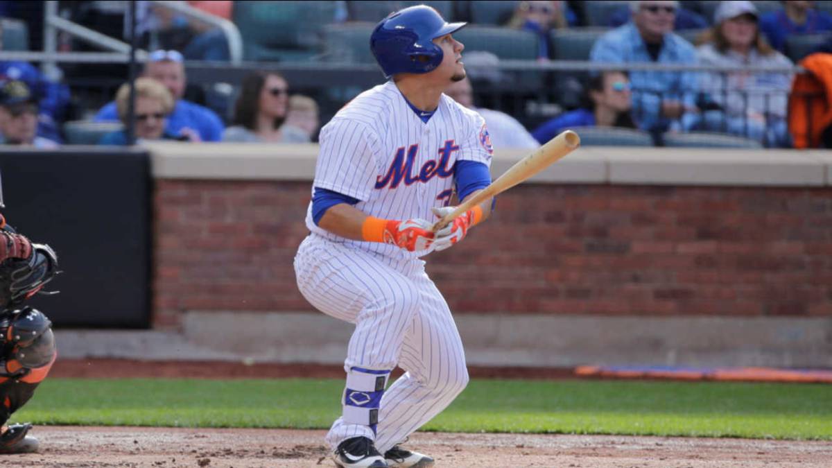 Wilmer Flores en partido de los Mets