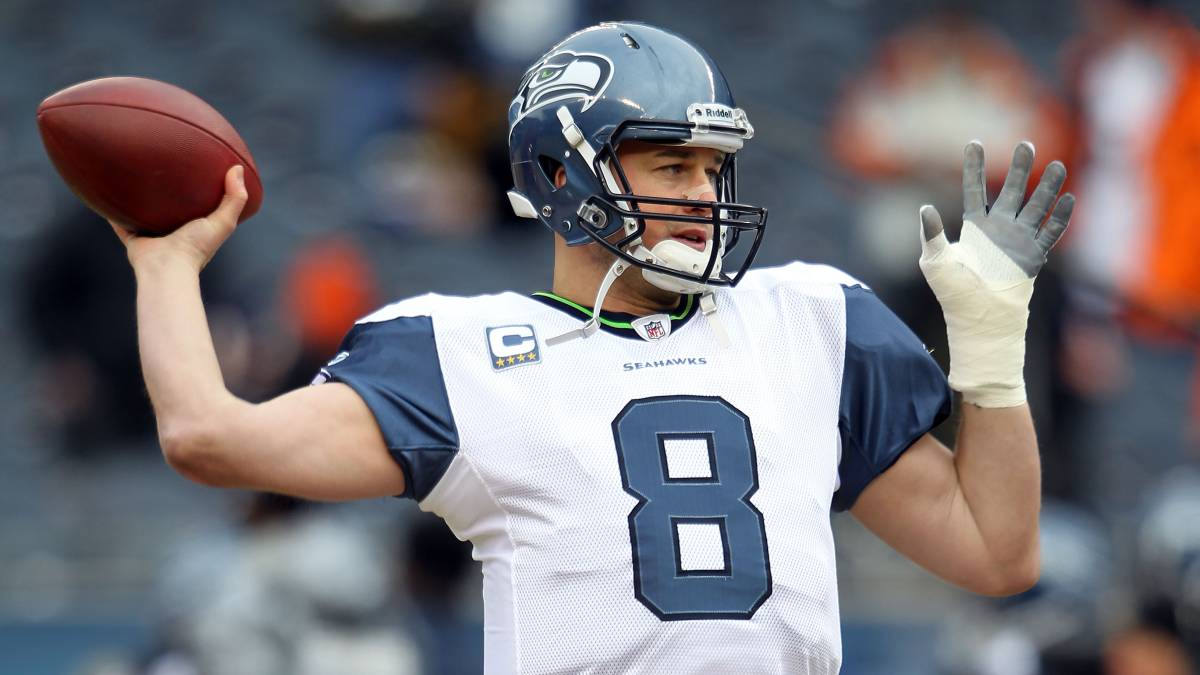 Matt Hasselbeck en partido de Seahawks