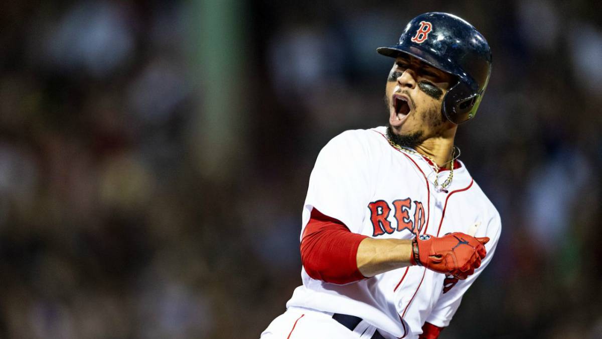 Mookie Betts con los Red Sox