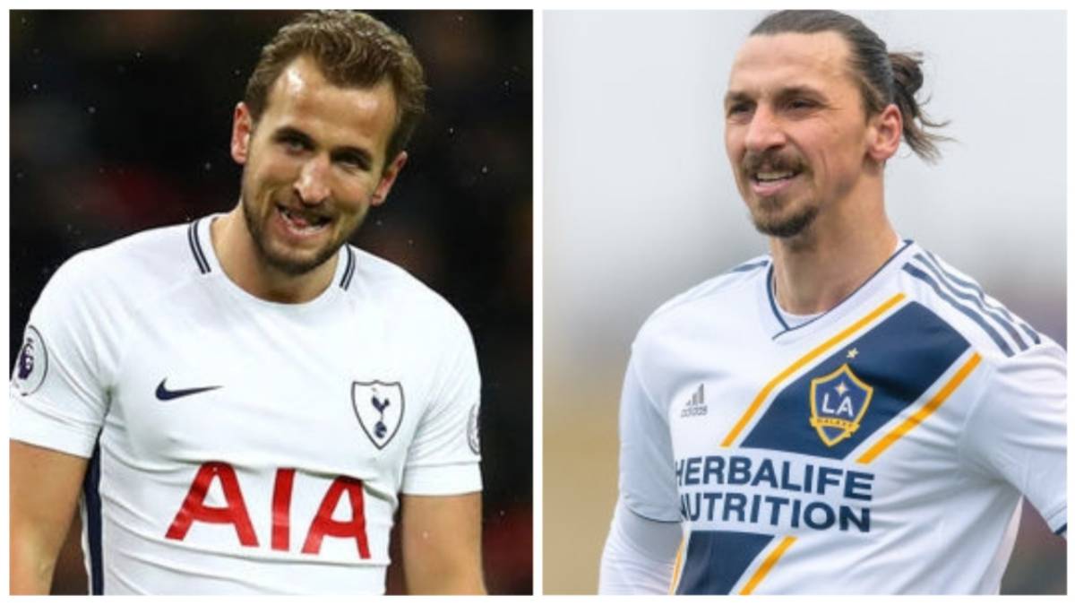 Harry Kane y Zlatan Ibrahimovic