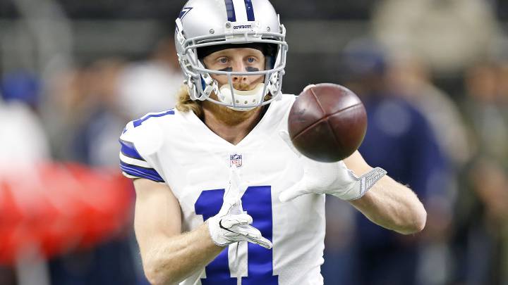 Cole Beasley en partido de los Cowboys