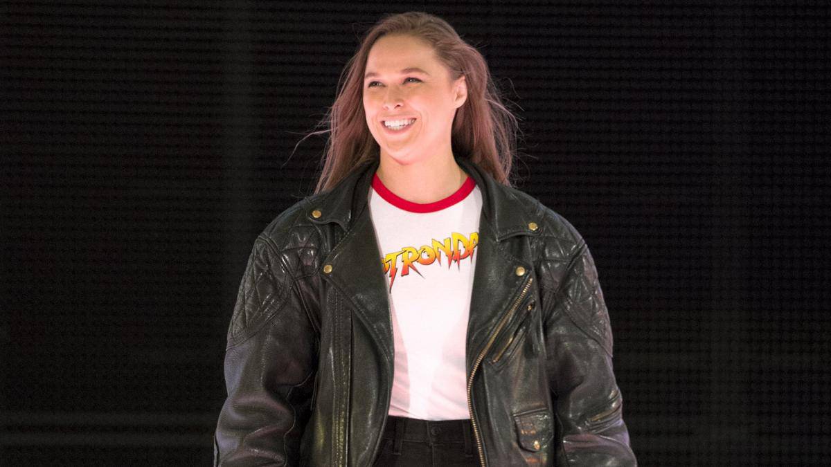 Ronda Rousey en evento de la WWE