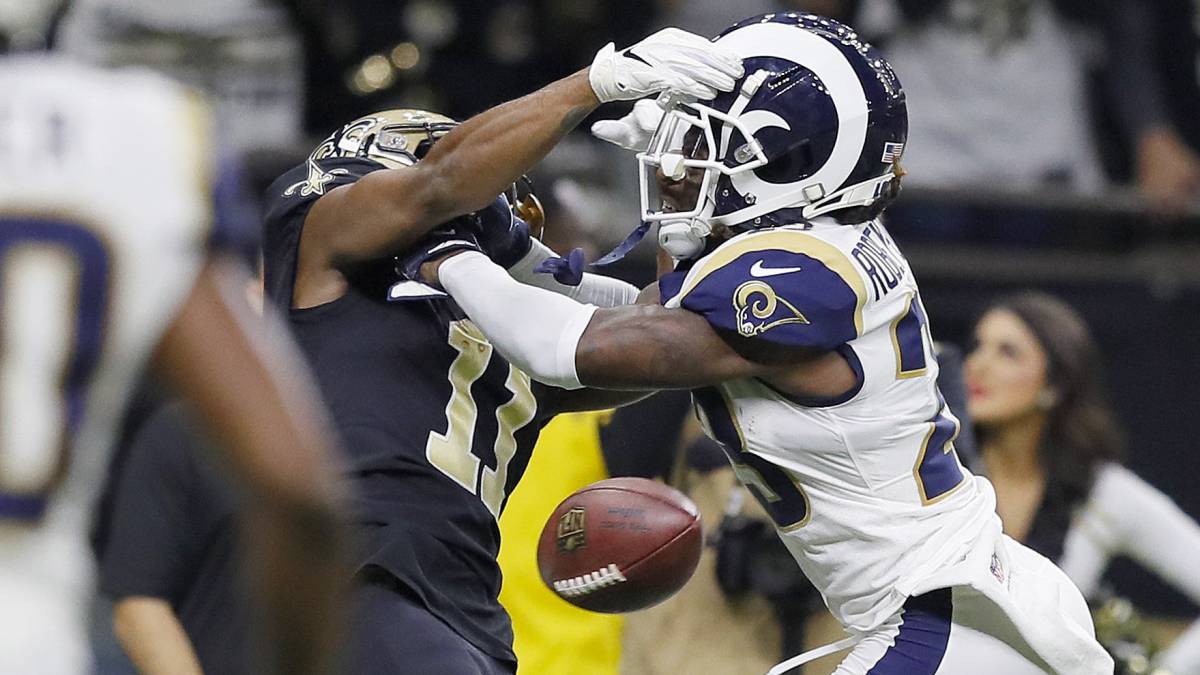 NFL multa a Robey-Coleman por jugada polémica en Rams-Saints