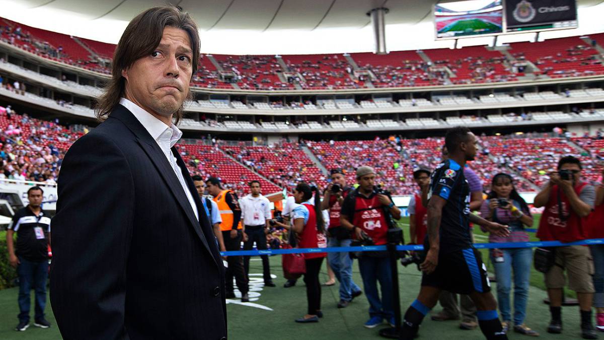 Matías Almeyda during his time as coach of Mexican team, Chivas in Guadalajara