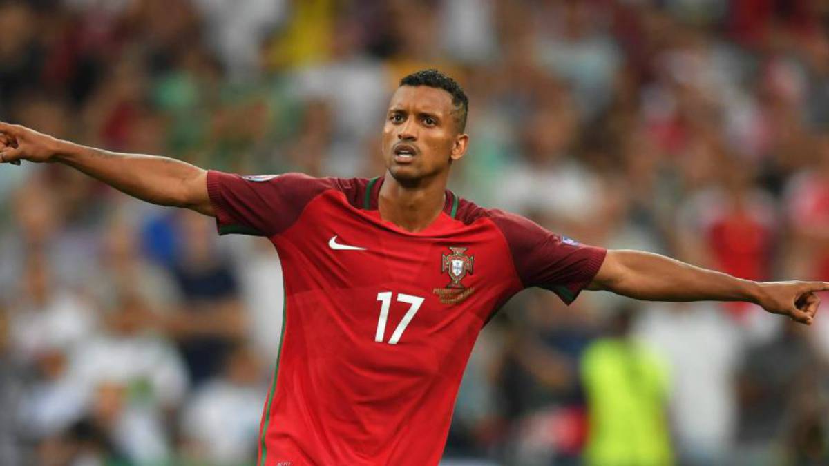 Nani con el Manchester United