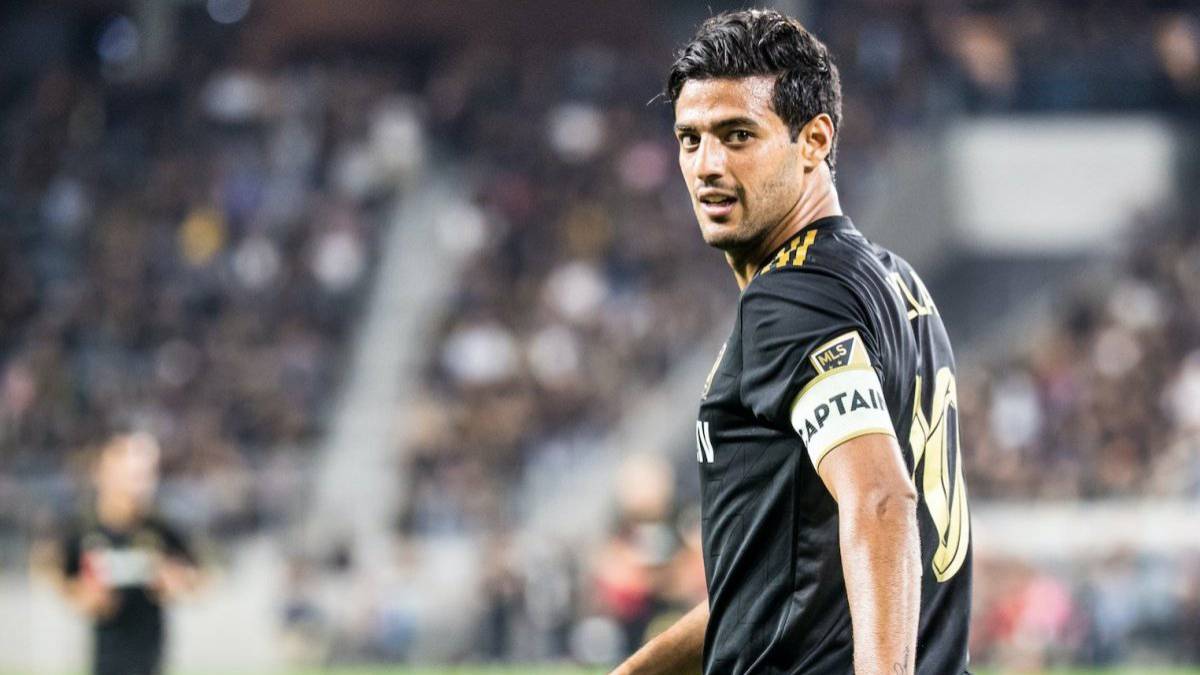Carlos Vela during the match against Vissel Kobe where he scored two great goals