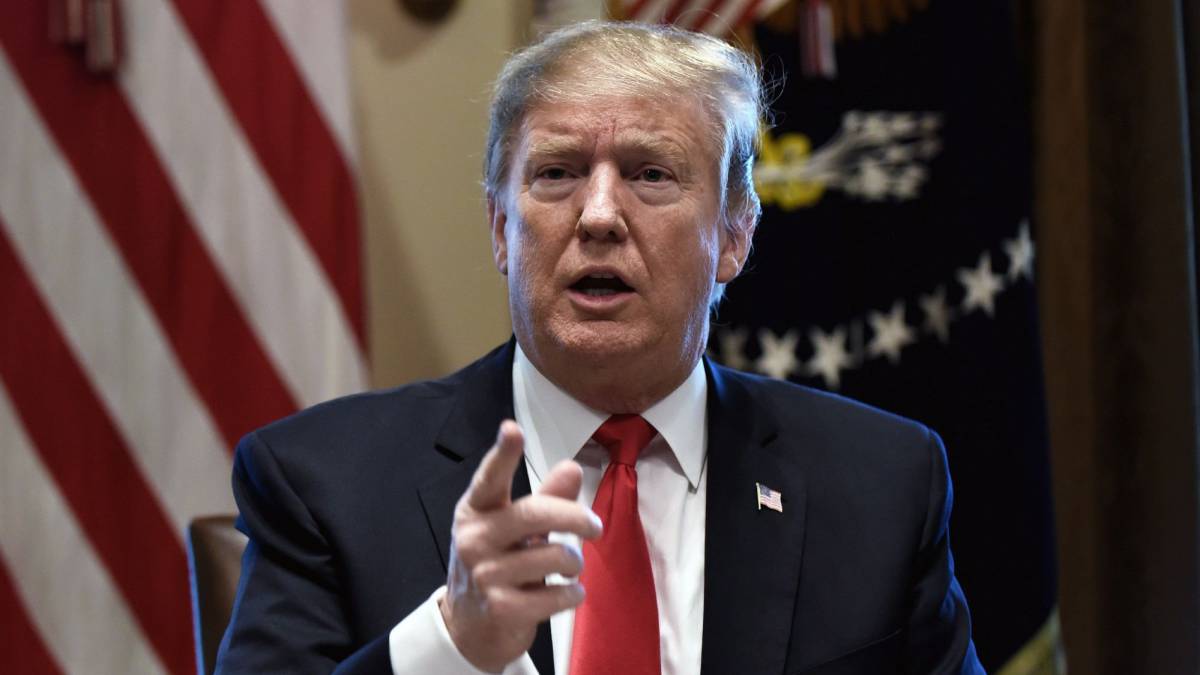 Donald Trum en la Casa Blanca
