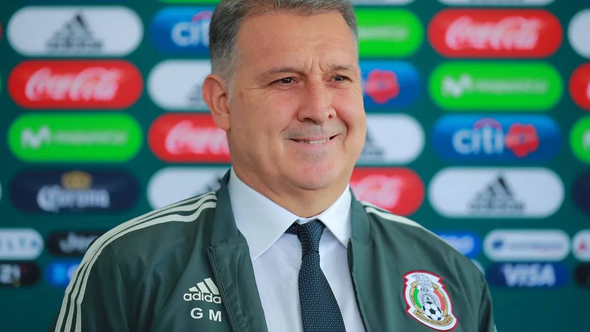 Martino en su presentación con México