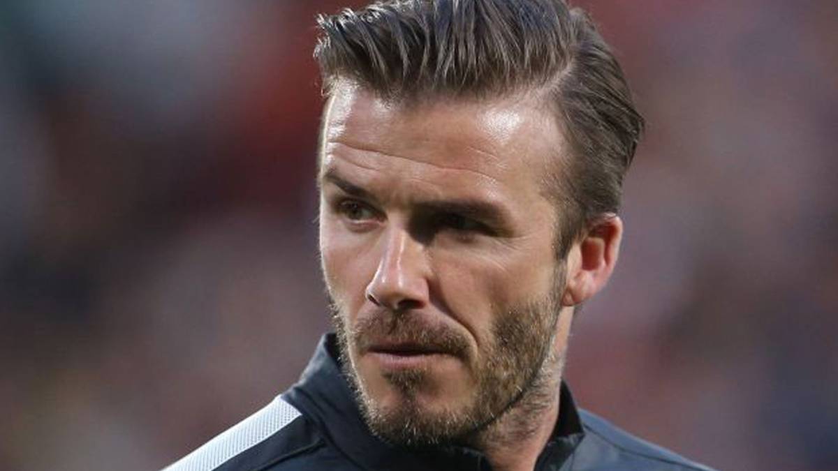 David Beckham in sports gear