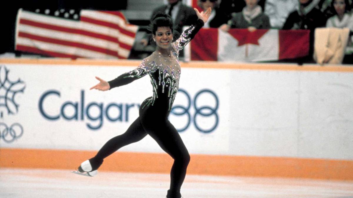 Debi Thomas patinando