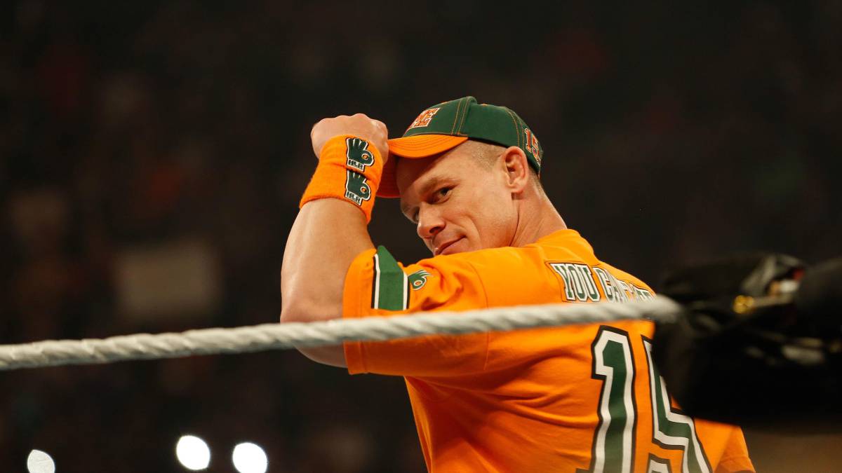 Jonh Cena en un evento de la WWE