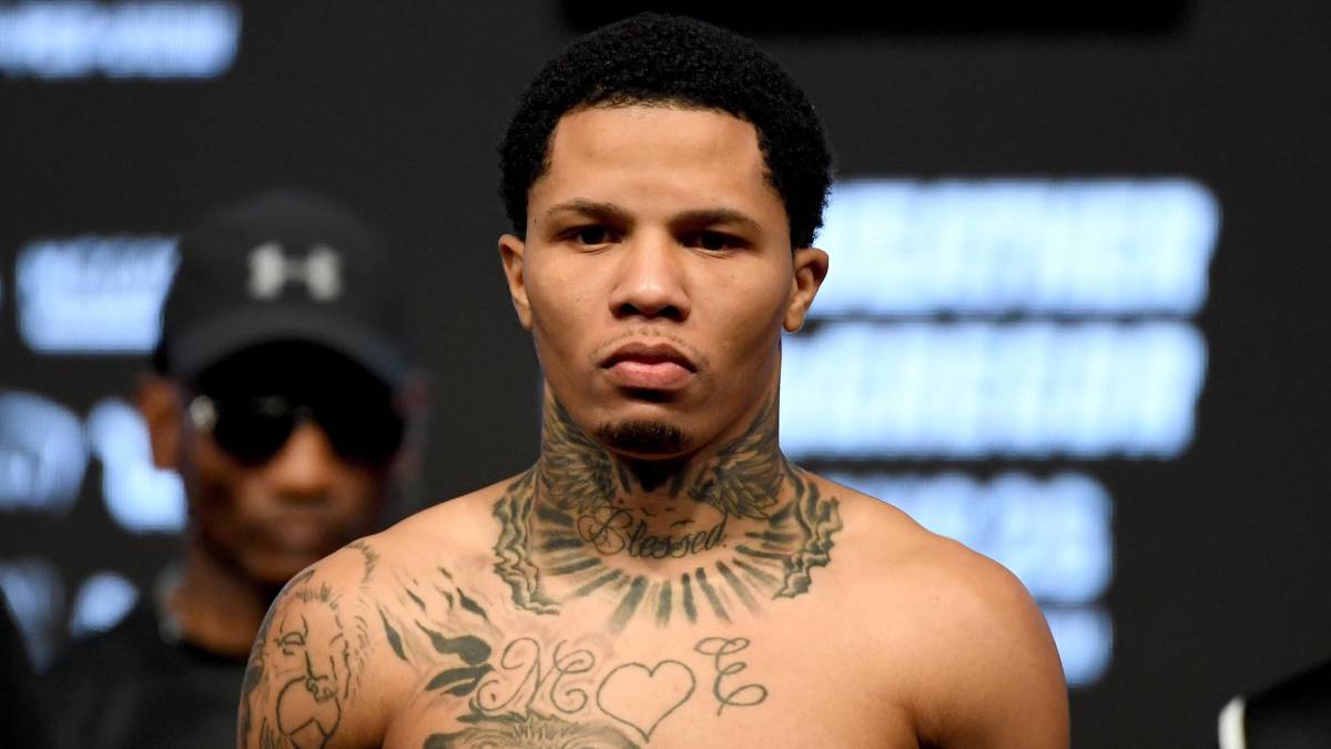 Gervonta Davis en ceremonia de pesaje