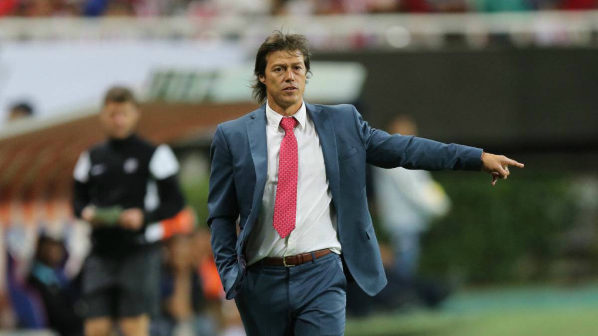 Matías Almeyda while he was the Mexican team Chivas manager