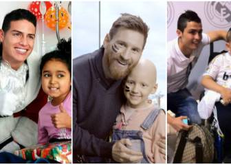 Futbolistas que han dado su apoyo a niños con cáncer