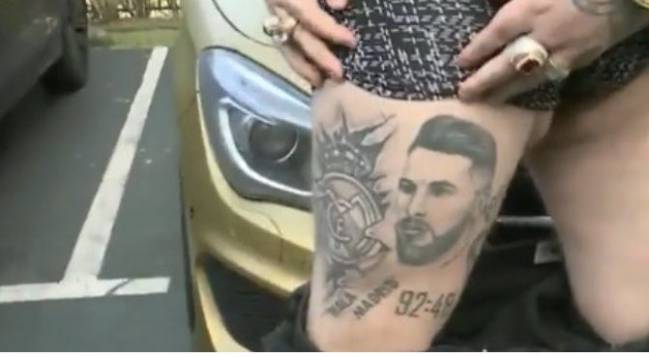 Tattoo of Sergio Ramos