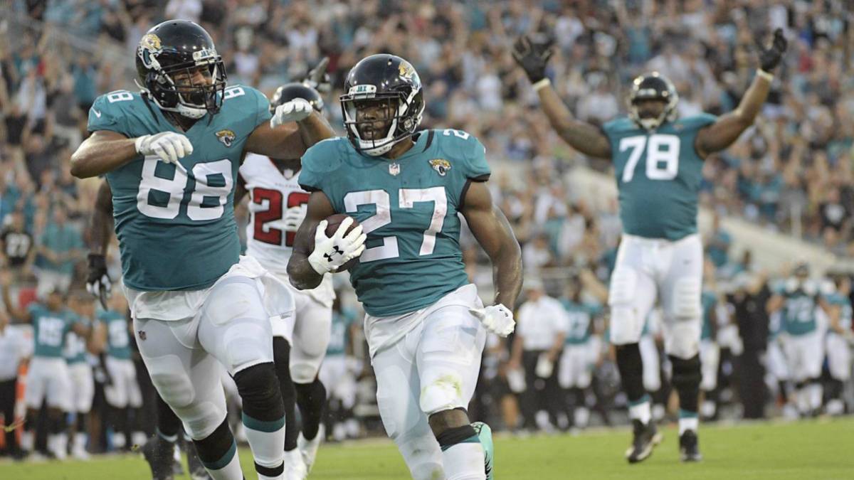 Leonard Fournette en partido de Jaguars