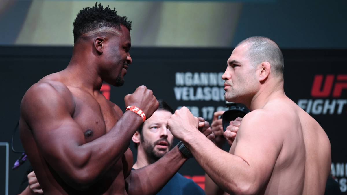 Francis Ngannou vs Caín Velásquez previo a la pelea
